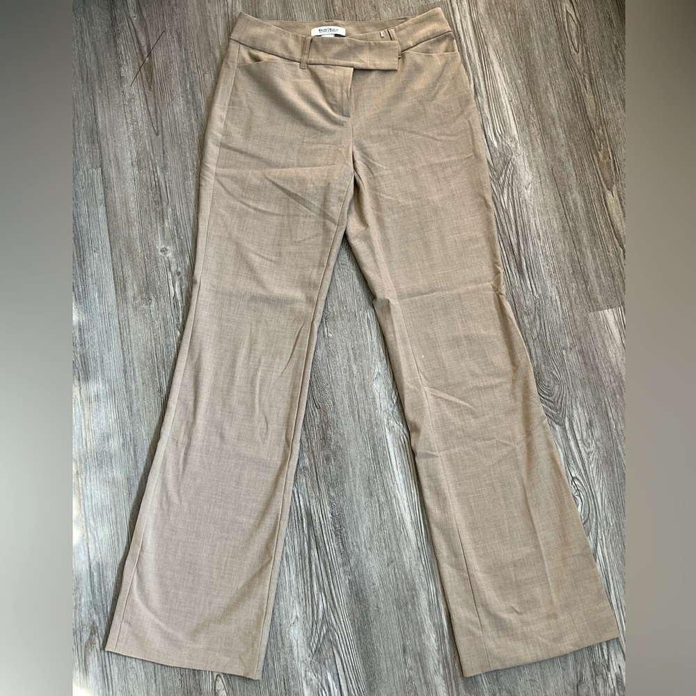 White House Black Market Dress Pants, Tan, Size 2